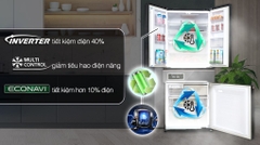 Tủ lạnh Panasonic Inverter 540 lít Multi Door PRIME+ Edition NR-YW590YMMV