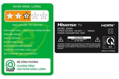 Smart Tivi Hisense 4K 65 inch 65A6Q