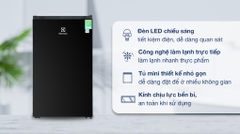 Tủ lạnh Electrolux 94 Lít EUM0930BD-VN