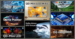 Google Tivi TCL QD-MiniLED 4K 65 inch 65C6K