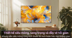 Google Tivi TCL QD-MiniLED 4K 65 inch 65C6K