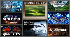 Google Tivi TCL QD-Mini LED AI 4K 55 Inch 55C7K