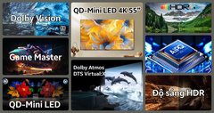 Google Tivi QD-Mini LED TCL AI 4K 55 inch 55C6KS
