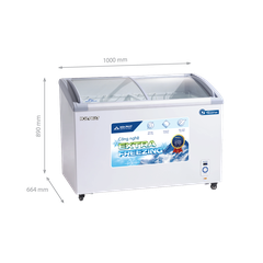 Tủ đông trưng bày Hòa Phát Inverter HSF AD8280.C1 280 lít