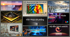 Smart Tivi LG Nanocell 4K 55 inch 2025 (55NANO80ASA)