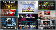 Smart Tivi LG UHD AI 4K 43 inch 43UA8055PSA