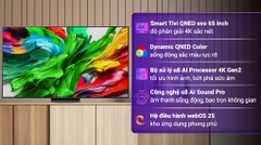 Smart Tivi QNED evo LG AI 4K 65 inch 65QNED86ASA