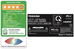 Smart Tivi Toshiba AI 4K 55 inch 55E330NP
