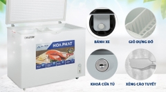 Tủ đông Inverter Funiki Hòa Phát HCFI 516S1Đ1 252 lít