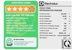 Tủ lạnh Electrolux Inverter 335 Lít EBB3762K-H