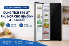 Tủ Lạnh Hisense Inverter 544 Lít RS708N4EBU