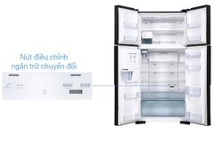 Tủ lạnh Hitachi Inverter 540 lít Multi Door R-FW690PGV7X GBK