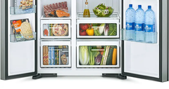 Tủ lạnh Hitachi 595 lít Inverter R-S800PGV0 (GBK)