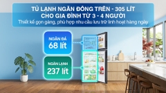 Tủ lạnh Samsung Inverter 305 lít RT31CG5424B1SV