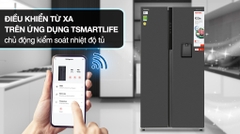Tủ lạnh Toshiba Inverter 596 lít Side By Side GR-RS775WI-PMV(06)-MG