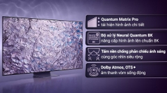 Smart Tivi Neo QLED Samsung AI 8K 75 inch QA75QN800C