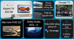 Google Tivi Xiaomi A 32 inch L32M8-P2SEA