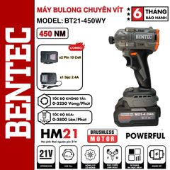 Máy vặn vít pin BENTEC BT21-450WY