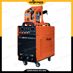 Máy hàn bán tự động MIG500 (J8110), (Nguồn 380V, Chức năng CO2/QUE, Có chế độ 2T/4T, đầu cấp dây rời có 20M cáp 70mm)