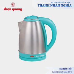 Ấm đun nước siêu tốc inox Điện Quang ĐQ EKT14 1518 B (1500W, 1.8L, màu xanh dương)