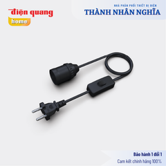 Chuôi đèn liền công tắc Điện Quang ĐQ LH 5W E27 (dây dài 5m, màu trắng)