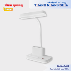 Đèn Bàn LED Cảm Ứng Điện Quang ĐQ LDL17B 3 W (3W, Màu Trắng, Tích Hợp Đèn Ngủ Và Hộp Cắm Bút)