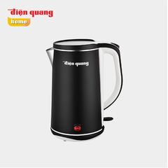 Ấm đun nước cao cấp Điện Quang ĐQ EKT11 1818 BL (1800W, 1.8L, inox 304, vỏ 2 lớp, Màu Đen)