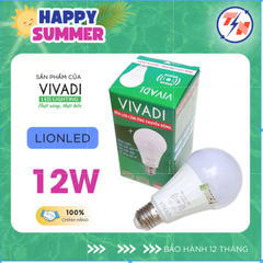 Đèn led bulb cảm biến thông minh chuyển động & ánh sáng 12W - Vivadi