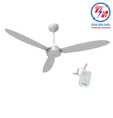 Quạt trần ĐQ CF01 1403 W (40W, 3 cánh, cánh 140cm, màu trắng, hộp số)