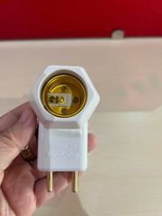 Chuôi đèn liền phích công tắc ĐQ LH E27 SW