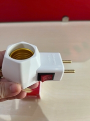 Chuôi đèn liền phích công tắc ĐQ LH E27 SW