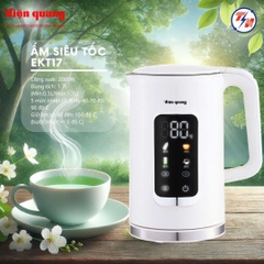 Ấm đun nước siêu tốc đa năng ĐQ EKT17 2017 BL (2000W, 1.7L, inox 304, cảm ứng, màu đen)