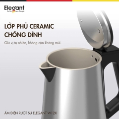 Ấm Điện Lõi Gốm Elegant HOT-W12 - 0.8L, Công Suất 1000W