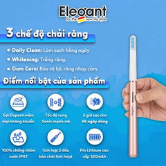 Bàn chải đánh răng điện Elegant - Màu bạc