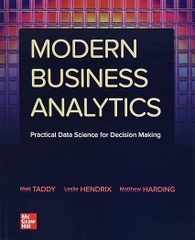 Modern Business Analytics – Sách ITBook phân tích dữ liệu kinh doanh | Sách công nghệ Data Science for Decision Making (2023) – Matt Taddy