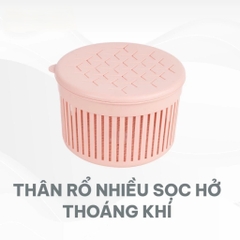 Sọt, rổ nhựa VN3396 mini đựng đồ dùng, thực phẩm có nhiều lỗ thoáng khí [BH: NONE] 11d7