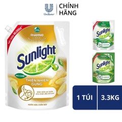 Túi 3.3kg nước rửa chén SL Rhamno clean - mùi ngẫu nhiên91000 (BH: None)