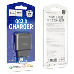Cóc sạc nhanh 18w QC3.0 Hoco C72Q 1 cổng USB chính hãng [BH 1 năm]