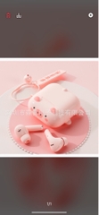 Tai nghe bluetooth TWS-K1 (2 tai  có doc sạc) kiểu dáng Airpods Pro hình Heo nhiều màu [BH: 3 THÁNG]