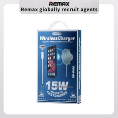 Đế sạc không dây Remax RP-W58 sạc nhanh 15w chính hãng [BH: 1 NĂM]