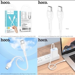 Cáp ngắn sạc nhanh PD60W Hoco X37 0.5m Type c ra Type C (c-c) chính hãng [BH: 1 Năm]