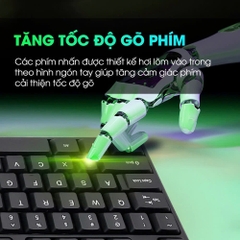 Bàn phím có dây vi tính Deiog DY-801D công thái học [BH: 1 năm]