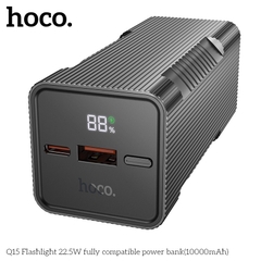 Pin dự phòng sạc nhanh Hoco Q15 10.000mAh có đèn pin chính hãng [BH: 1 NĂM]