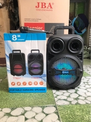 Loa bluetooth karaoke 8238 có đèn led, 2 tấc, tặng kèm 1 mic có dây [BH 6 tháng]