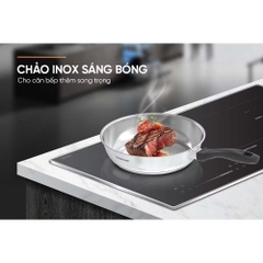 Chảo inox cán nhựa Sunhouse 3 đáy INM3 size 24cm [BH: NONE]