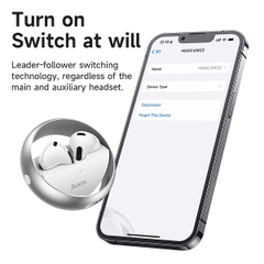 TAI NGHE BLUETOOTH HOCO EW23 TWS CHÍNH HÃNG KIỂU DÁNG AIRPODS HỘP XOAY TRÒN [BH 1 NĂM]