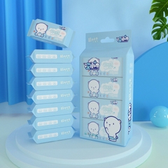 Khăn Giấy Ướt Mini Set 8 Gói (64 tờ) Dễ Thương Bỏ Túi Tiện Lợi
