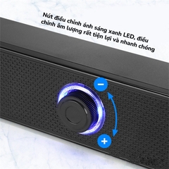 Loa bluetooth kiêm loa vi tính 2.0 Leerfei E-350T loa kiểu soundbar dài để bàn [BH 3 tháng]