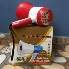 Loa phóng thanh 50W MEGAPHONE 1 PIN [BH: 3 THÁNG]