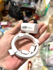 Bộ sạc nhanh 35w iPhone 15 Pro Max G66 dây dù zin 1:1 (cóc 35W 1 cổng type-c + cáp 2 đầu Type-C ra TypeC) full box [BH 6 tháng] / pktn sale